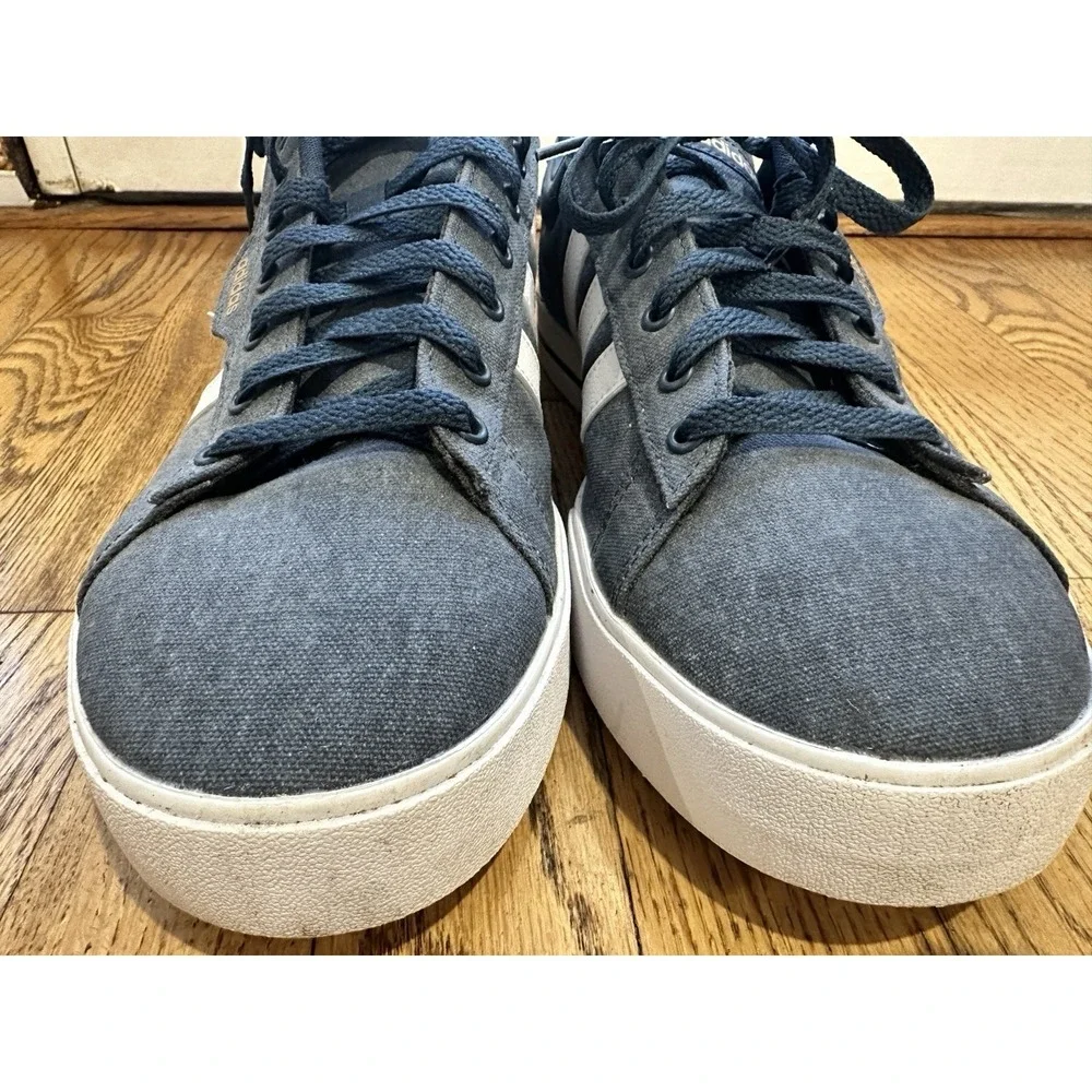 Adidas Daily 3.0 Men's Sneaker Shoe Canvas Athletic Casual GY8115 Blue Size 12 - Picture 5 of 11